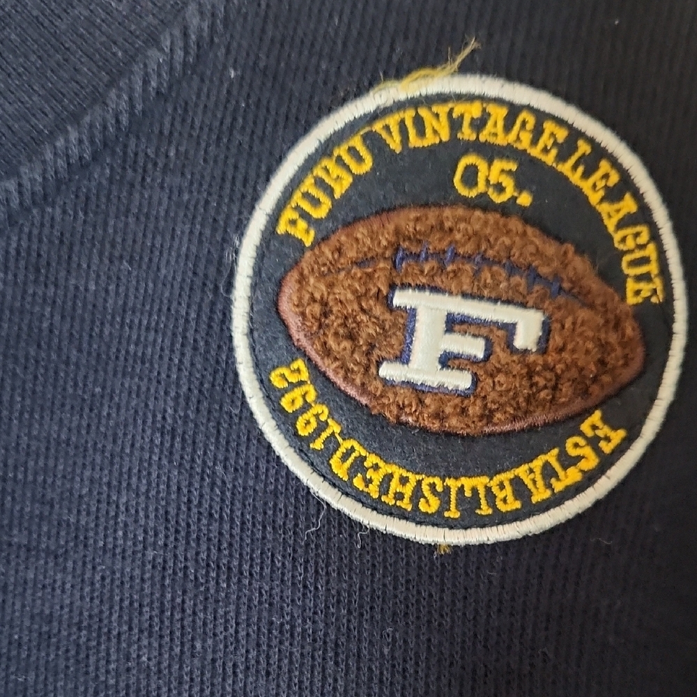 Vintage FUBU Navy and Yellow Vintage Men's Jersey - Picture 3 of 8